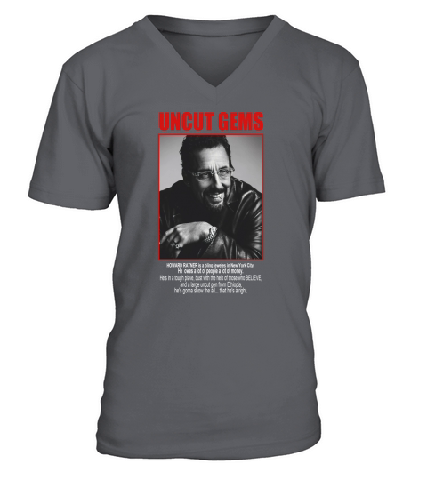 Uncut Gems Howard A24 Tee Shirt V-Neck T-shirt