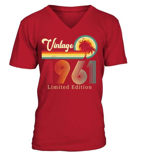 vintage limited edition 1961 V-Neck T-shirt