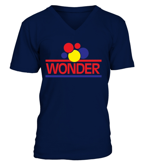 VINTAGE WONDER BREAD V-Neck T-shirt