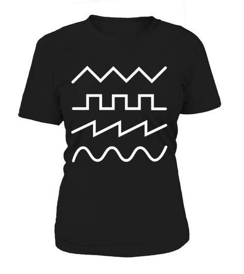 Synth Analog Audio Waveform Synthesizer Nerd T-Shirt Women's T-Shirt