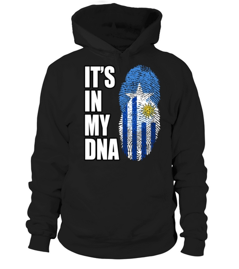 Somali And Uruguayan Vintage Heritage DNA Flag Hoodie Unisex