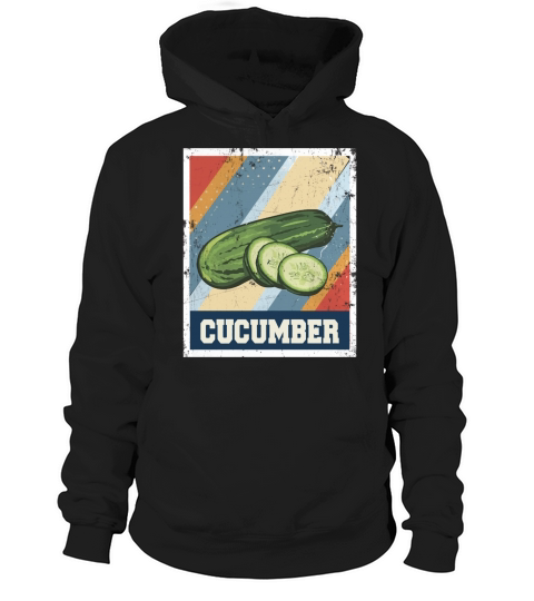 vintage style Cucumber Hoodie Unisex