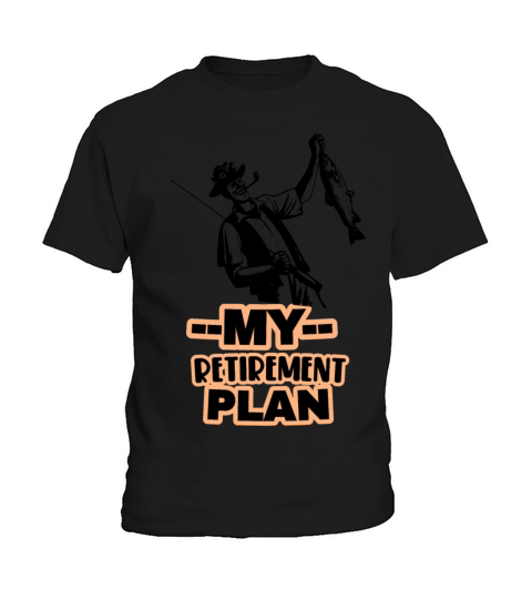 Funny Fishing Retirement Kids T-Shirt