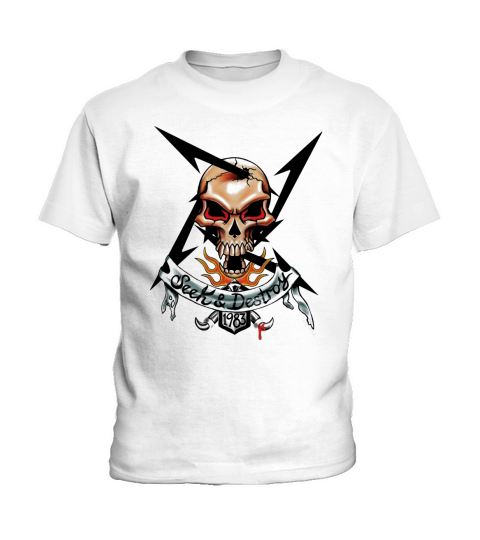 Seek &amp;amp; Destroy 1986 Kids T-Shirt