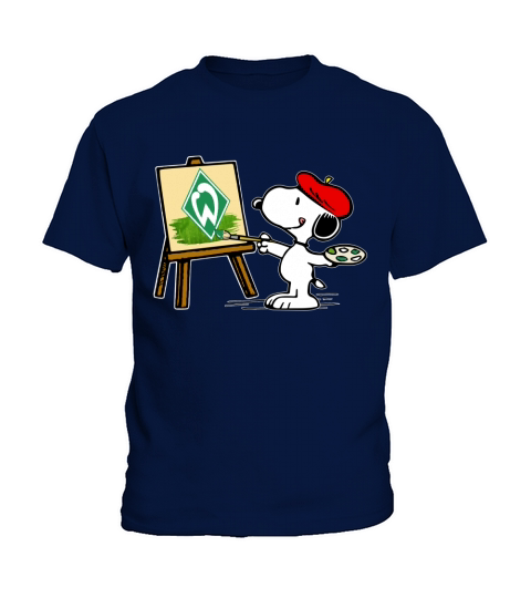 Snoopy drawing Werder Bremen Kids T-Shirt
