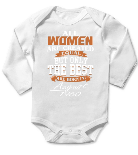 AUGUST 1960 Long Sleeve Baby One-Piece