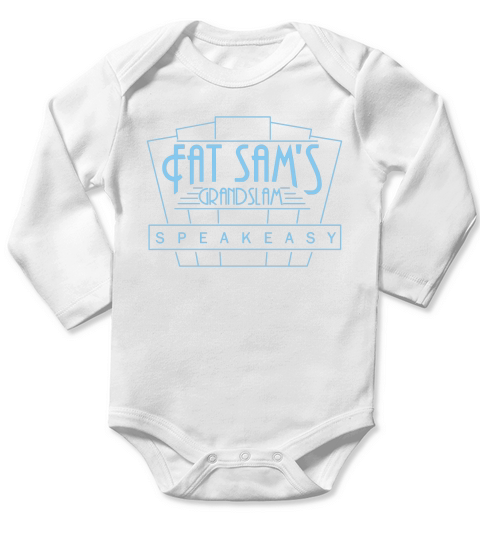 Fat Sams Grandslam Bugsy Malone Retro Long Sleeve Baby One-Piece