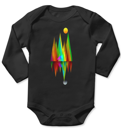 prisma color wolf Long Sleeve Baby One-Piece