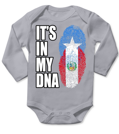 Somali And Peruvian Vintage Heritage DNA Flag Long Sleeve Baby One-Piece