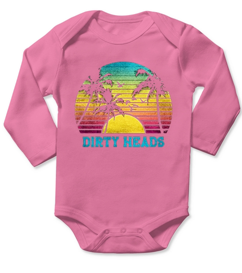 Sunset Dirty Heads Long Sleeve Baby One-Piece