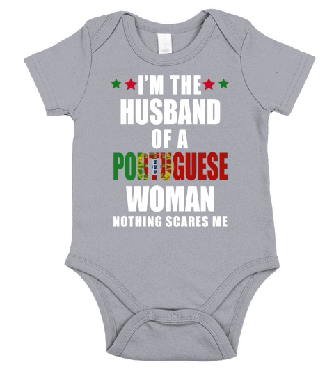 HUSBAND OF A PORTUGUESE WOMAN T-SHIRT Short Sleeve Baby One-Piece
