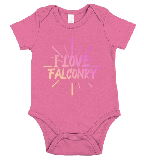 I love falconry Short Sleeve Baby One-Piece
