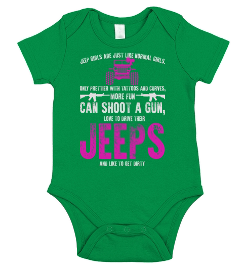 jeep girls are just like normal girls only prettie - Womenâ€™s Premium T-Shirt Short Sleeve Baby One-Piece