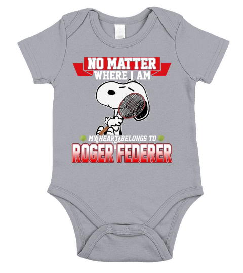 ROGER FEDERER Short Sleeve Baby One-Piece