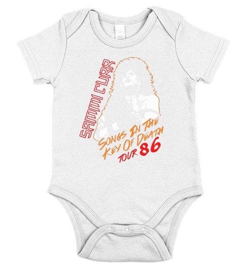 Sammi Curr Trick Or Treat Retro Horror Movie Short Sleeve Baby One-Piece