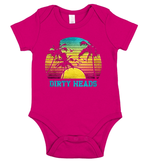 Sunset Dirty Heads Short Sleeve Baby One-Piece
