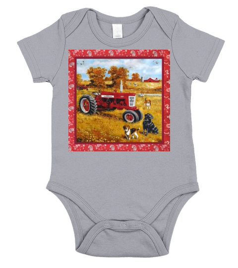 Tractor TN2211051T Bedding Sets Short Sleeve Baby One-Piece