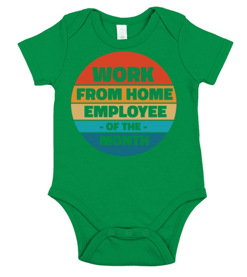Work from Home Employee of the Month Short Sleeve Baby One-Piece