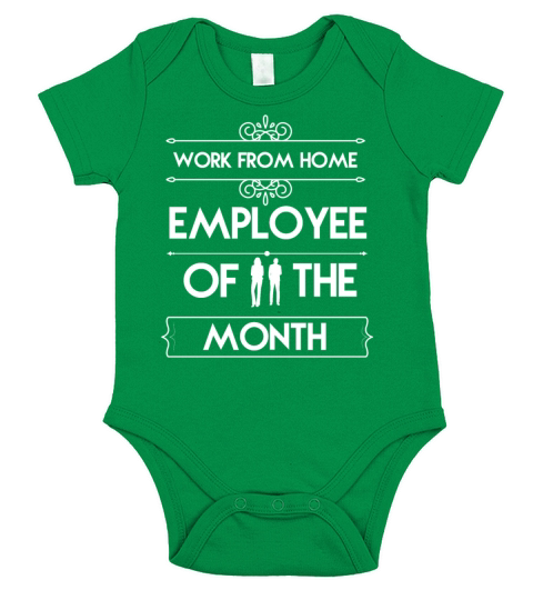 work from home employee of the month Short Sleeve Baby One-Piece