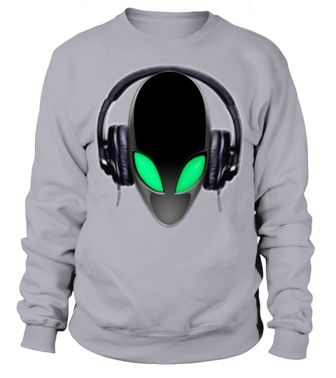 new Alien Music Lover DJ (Simplified Fit All Design) Sweatshirt Unisex