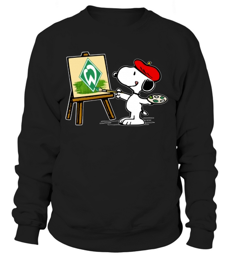 Snoopy drawing Werder Bremen Sweatshirt Unisex