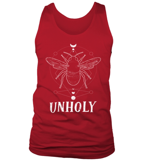 Bee Tarot Card Occult Club Unholy Gothic Tank Top Unisex