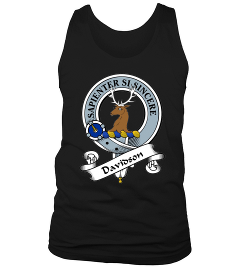 Davidson Clan Badge Scottish Clan Badges Tank Top Unisex