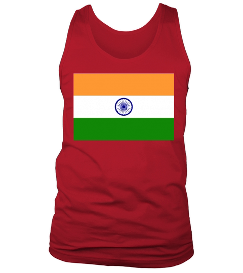 Flag of India Cool Indian Flag T-Shirt Tank Top Unisex