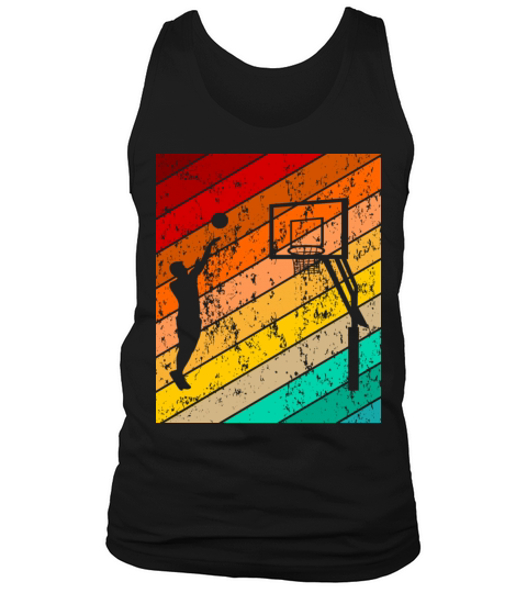 Vintage Retro Basketball Player Tank Top Unisex