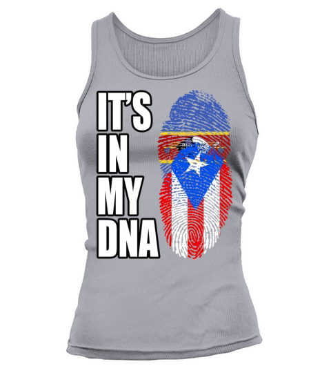 Swazi And Puerto Rican Vintage Heritage DNA Flag Tank top Woman