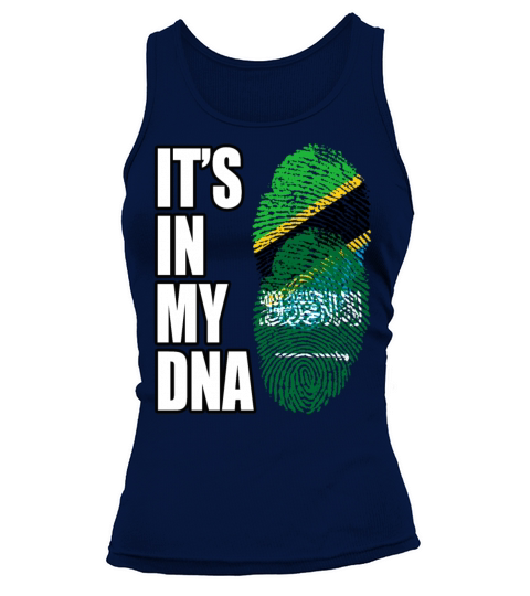 Tanzanian And Saudi Arabian Vintage Heritage DNA F Tank top Woman