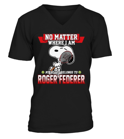 ROGER FEDERER V-Neck T-shirt