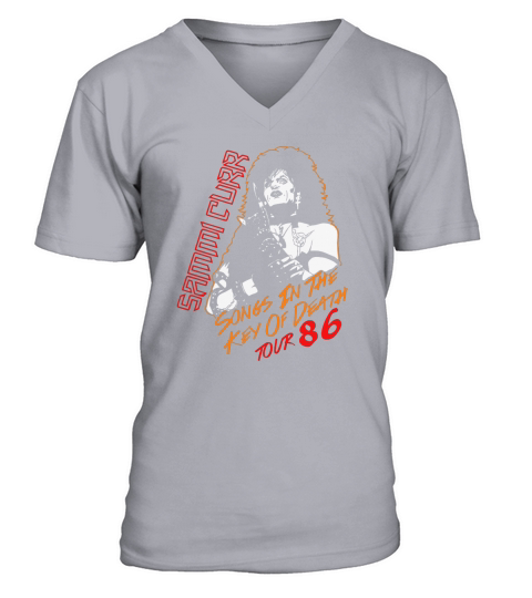 Sammi Curr Trick Or Treat Retro Horror Movie V-Neck T-shirt