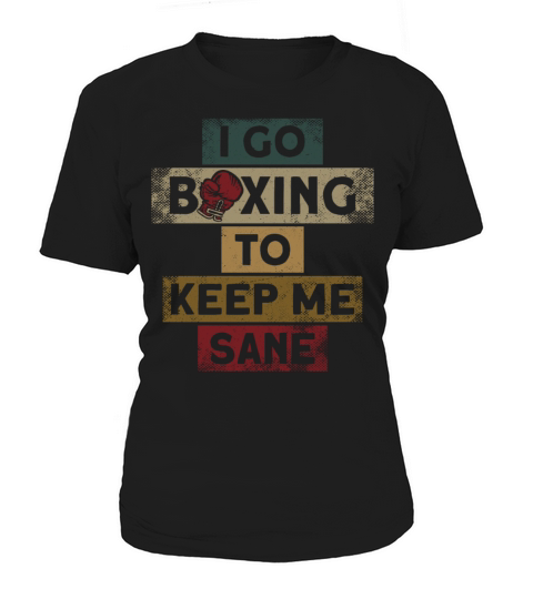 Boxing Vintage Retro I Go Boxing Women's T-Shirt