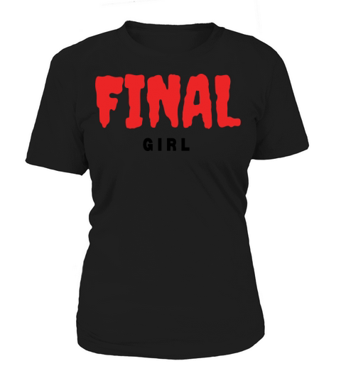 Red and Black Vintage Horror Halloween T Shirt Women's T-Shirt