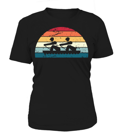 Retro Rowing Sunset Vintage row Sunrise Women's T-Shirt