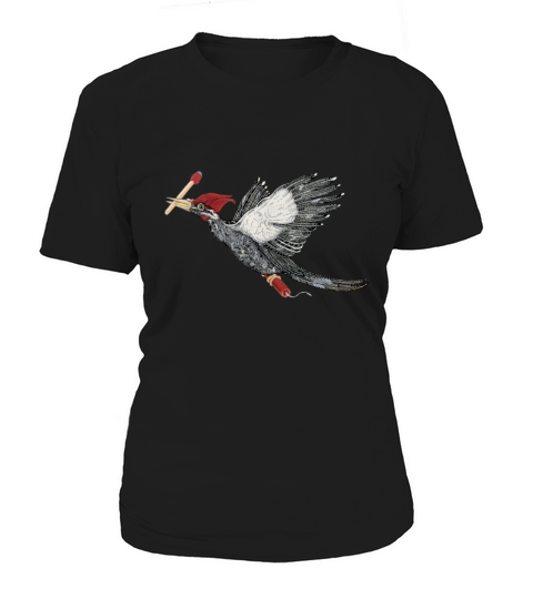 Still life with woodpecker Women's T-Shirt