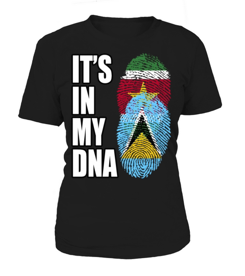 Surinamese And Saint Lucian Vintage Heritage DNA F Women's T-Shirt