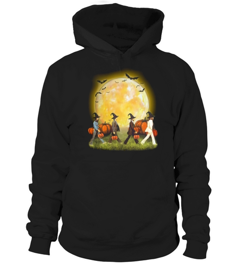 Abbey Road Walking On The Moon Pumpkin Halloween Hoodie Unisex