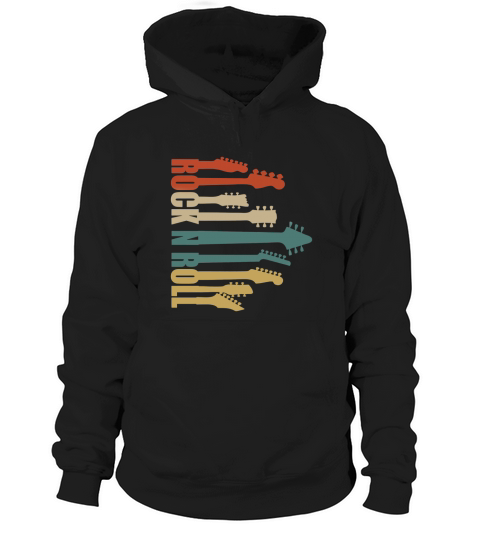 Rock Band Guitar Retro Vintage T Shirt Hoodie Unisex