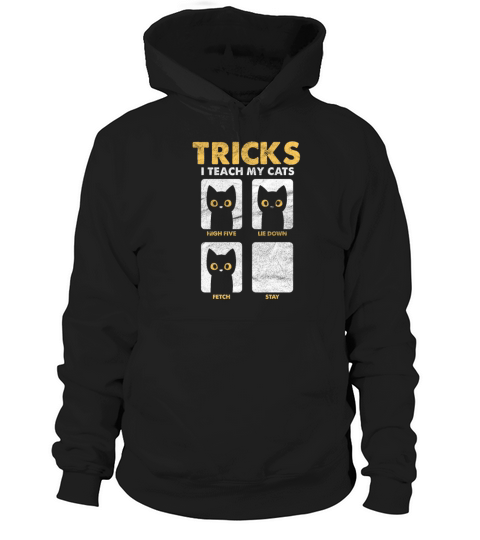 Tricks I Teach My Cats Vintage Hoodie Unisex