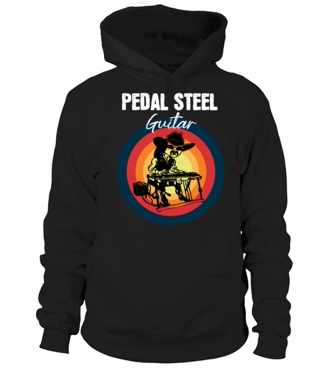Vintage Pedal Steel Guitar Player Musician Hoodie Unisex