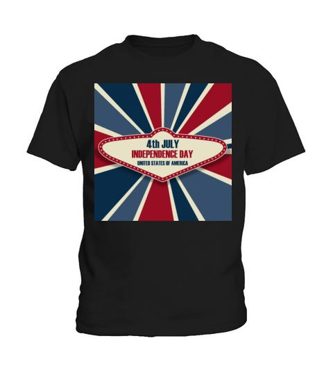 4th July Independence Day United States of America Kids T-Shirt