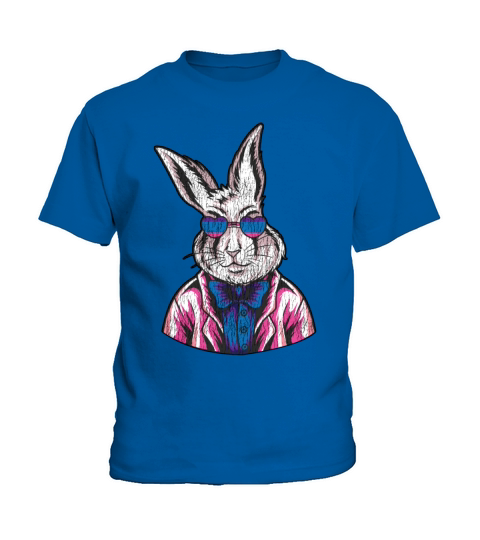 Bisexual Bi Pride Flag Rabbit Kids T-Shirt
