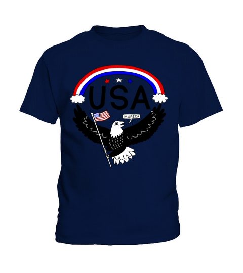 FOURTH OF JULY EAGLE funny , gift  tshirt Kids T-Shirt