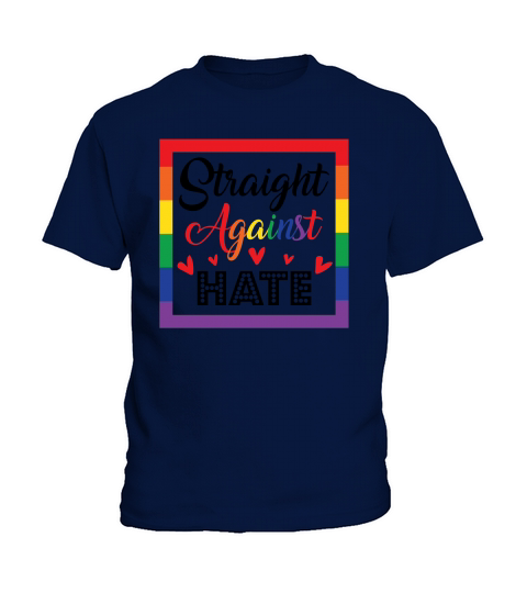LGBT   Straight against hate Kids T-Shirt