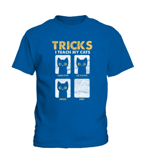 Tricks I Teach My Cats Vintage Kids T-Shirt