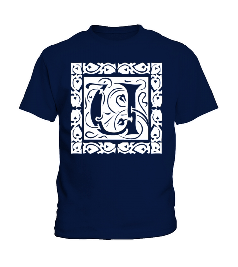 U Capital Letter Initial Monogram Alphabet Name Kids T-Shirt