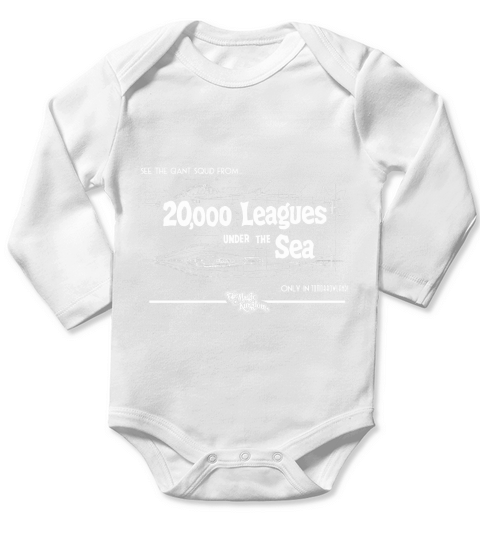 20,000 Leagues Under the Sea T-Shirt Long Sleeve Baby One-Piece