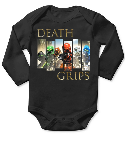 DEATH GRIPS BIONICLE TOA MATA Long Sleeve Baby One-Piece